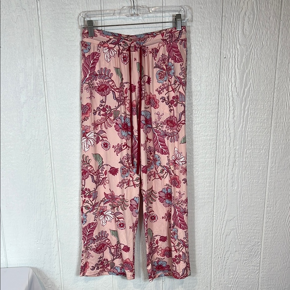 Flora Nikrooz Pink and Red Wide Leg Jumpsuit